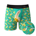 The Peel Deal | Retro Banana Ball Hammock® Pouch Underwear With Fly - Shinesty