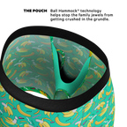 The Peel Deal | Retro Banana Ball Hammock® Pouch Underwear With Fly - Shinesty