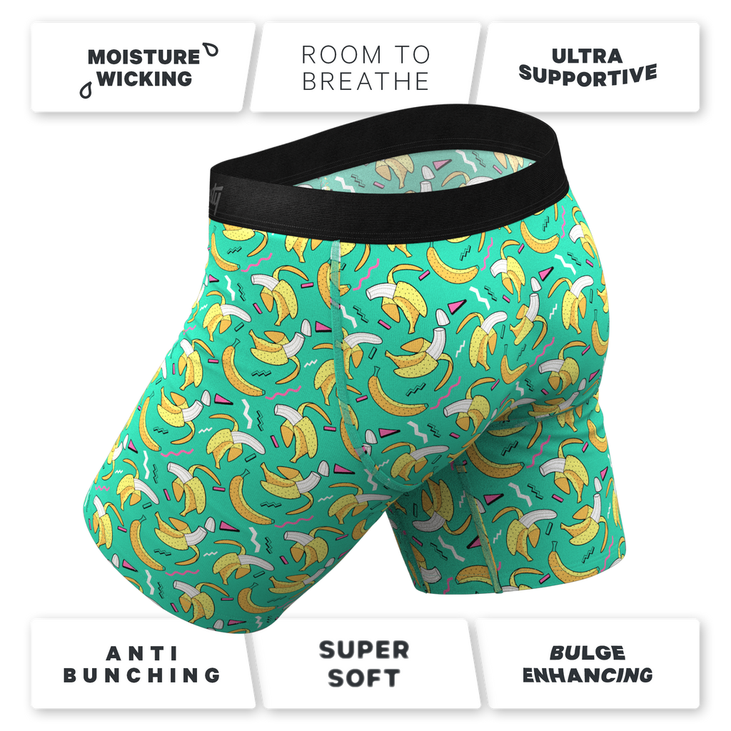 The Peel Deal | Retro Banana Ball Hammock® Boxer - Long Leg - Shinesty