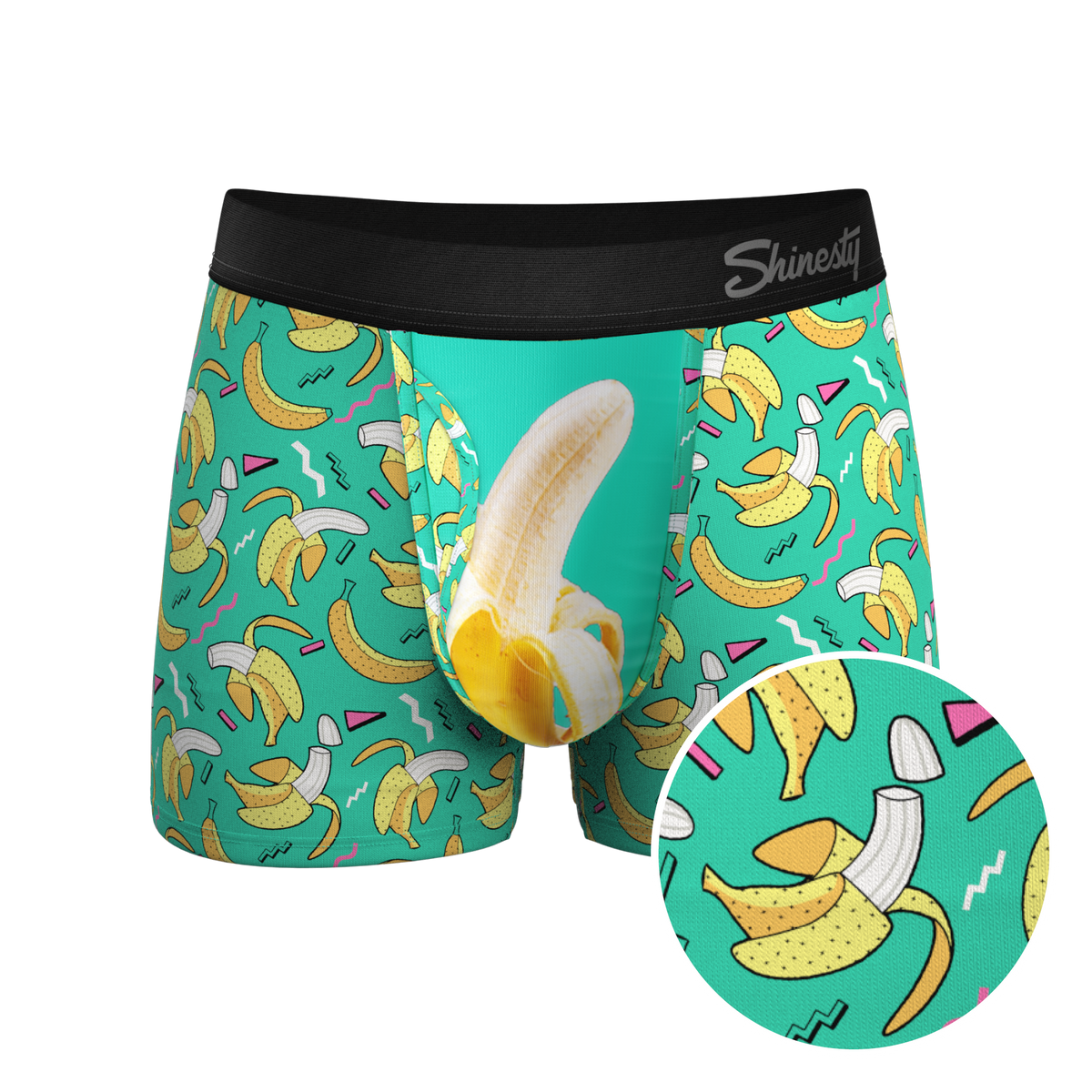 The Peel Deal | Retro Banana Ball Hammock® Pouch Trunks Underwear - Shinesty