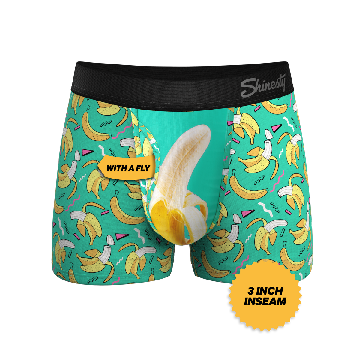 The Peel Deal | Retro Banana Ball Hammock® Pouch Trunks Underwear - Shinesty