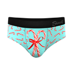 The Peppermint Pimp Canes | Candy Cane Ball Hammock® Pouch Underwear Briefs - Shinesty