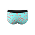 The Peppermint Pimp Canes | Candy Cane Ball Hammock® Pouch Underwear Briefs - Shinesty