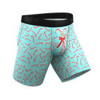 The Peppermint Pimp Canes | Candy Cane Ball Hammock® Boxer - Long Leg - Shinesty
