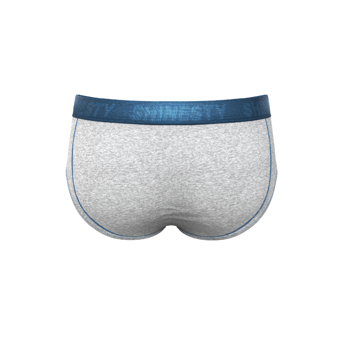The Physical Education | Heather Grey and Blue Ball Hammock® Pouch Underwear Briefs - Shinesty