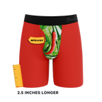 The Picante | Chili Pepper Ball Hammock® Boxer - Long Leg - Shinesty