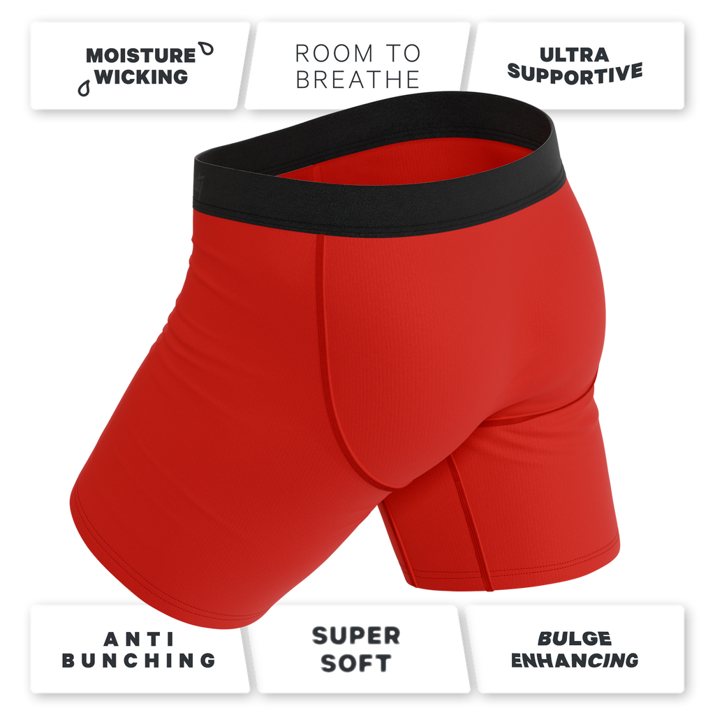 The Picante | Chili Pepper Ball Hammock® Boxer - Long Leg - Shinesty