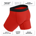 The Picante | Chili Pepper Ball Hammock® Boxer - Long Leg - Shinesty