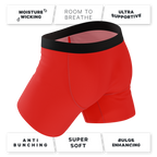 The Picante | Chili Pepper Ball Hammock® Pouch Underwear With Fly - Shinesty