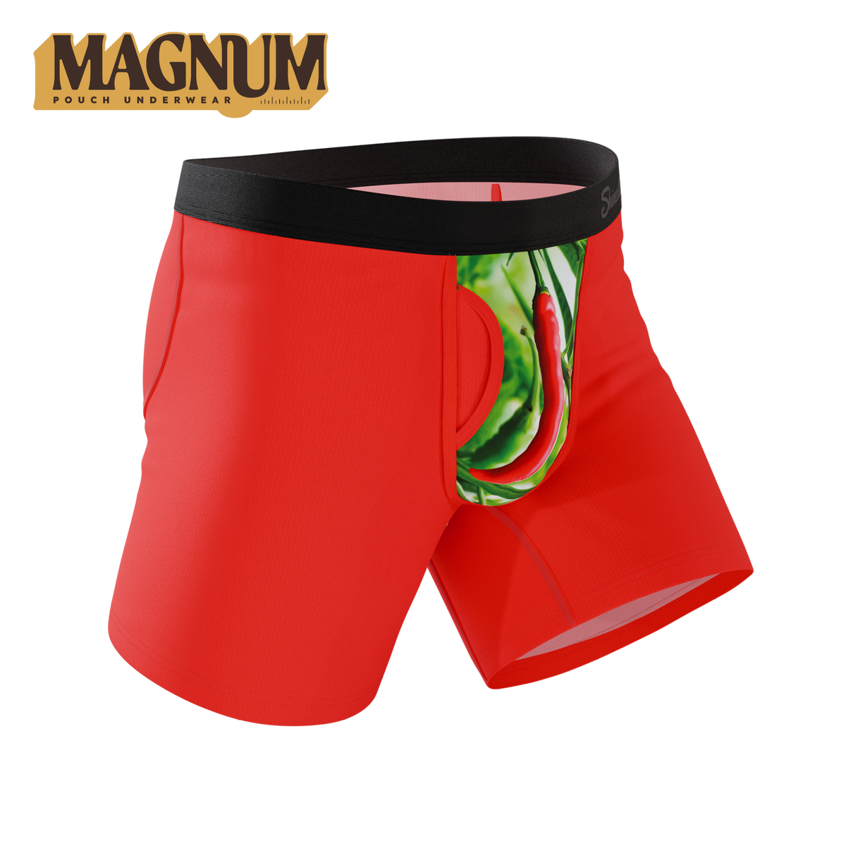 The Picante | Chili Pepper Ball Hammock® Magnum Big Pouch Underwear - Shinesty