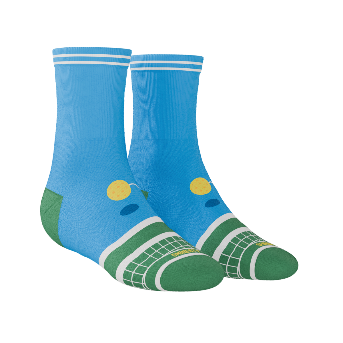 The Pickler | Pickleball Heel Hammock™ Quarter Crew Socks - Shinesty