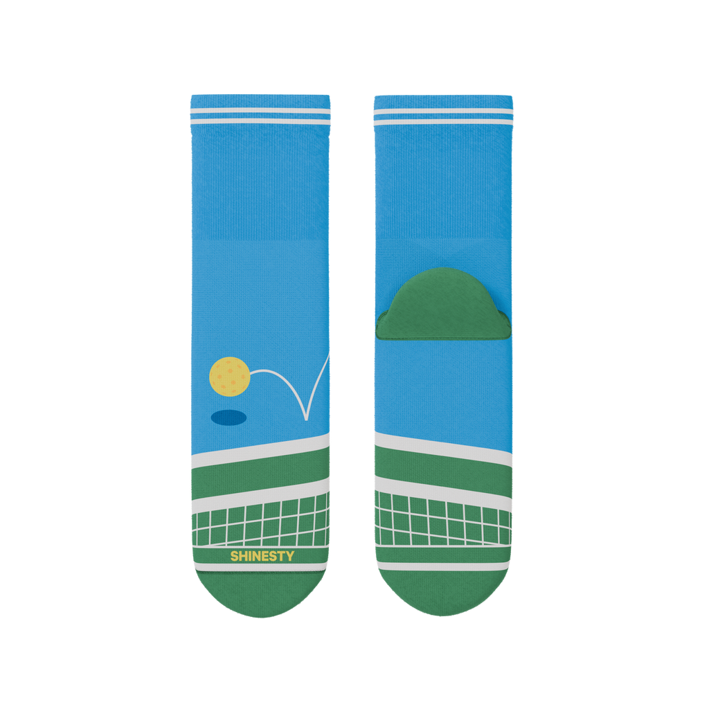 The Pickler | Pickleball Heel Hammock™ Quarter Crew Socks - Shinesty