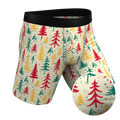 The Pine Tree Playboy | Retro Christmas Trees Ball Hammock® Boxer - Long Leg - Shinesty