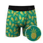 The Pineapple Express | Pineapple Ball Hammock® Pouch Underwear With Fly - Shinesty
