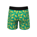 The Pineapple Express | Pineapple Ball Hammock® Pouch Underwear With Fly - Shinesty