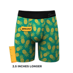 The Pineapple Express | Pineapple Ball Hammock® Boxer - Long Leg - Shinesty
