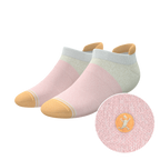 The Pinky Toes | Tri Color Block Heel Hammock™ Ankle Socks - Shinesty