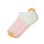 The Pinky Toes | Tri Color Block Heel Hammock™ Ankle Socks - Shinesty