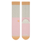 The Pinky Toes | Tri Color Block Heel Hammock™ Crew Socks - Shinesty