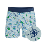 The Pirate's Booty | Naughty Map Ball Hammock® Pouch Underwear - Shinesty
