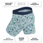 The Pirate's Booty | Naughty Map Ball Hammock® Boxer - Long Leg - Shinesty