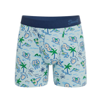 The Pirate's Booty | Naughty Map Ball Hammock® Magnum Big Pouch Underwear - Shinesty