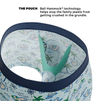 The Pirate's Booty | Naughty Map Ball Hammock® Pouch Trunks Underwear - Shinesty
