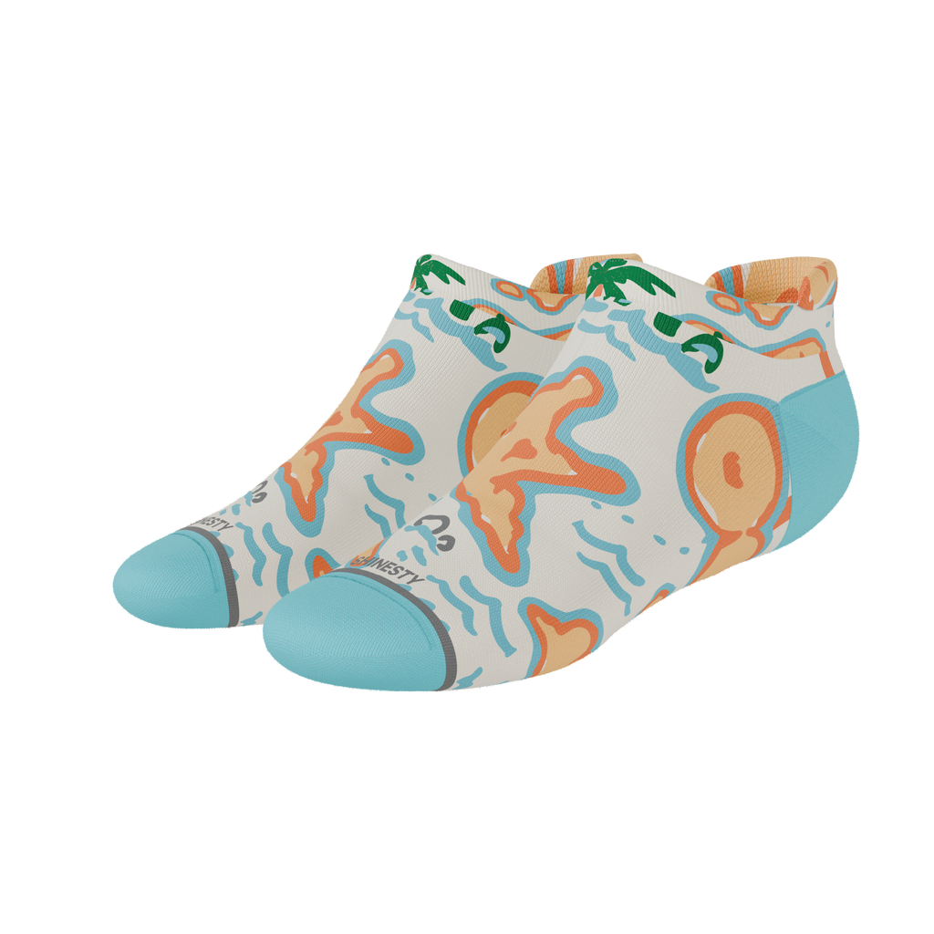 The Pirate's Booty | Naughty Map Heel Hammock™ Ankle Socks - Shinesty