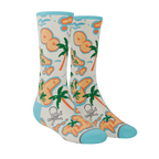 The Pirate's Booty | Naughty Map Heel Hammock™ Crew Socks - Shinesty
