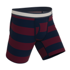 The Pitch | Rugby Stripe Ball Hammock® Boxer - Long Leg - Shinesty