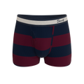 The Pitch | Rugby Stripe Ball Hammock® Pouch Trunks Underwear - Shinesty