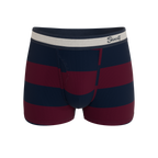 The Pitch | Rugby Stripe Ball Hammock® Pouch Trunks Underwear - Shinesty