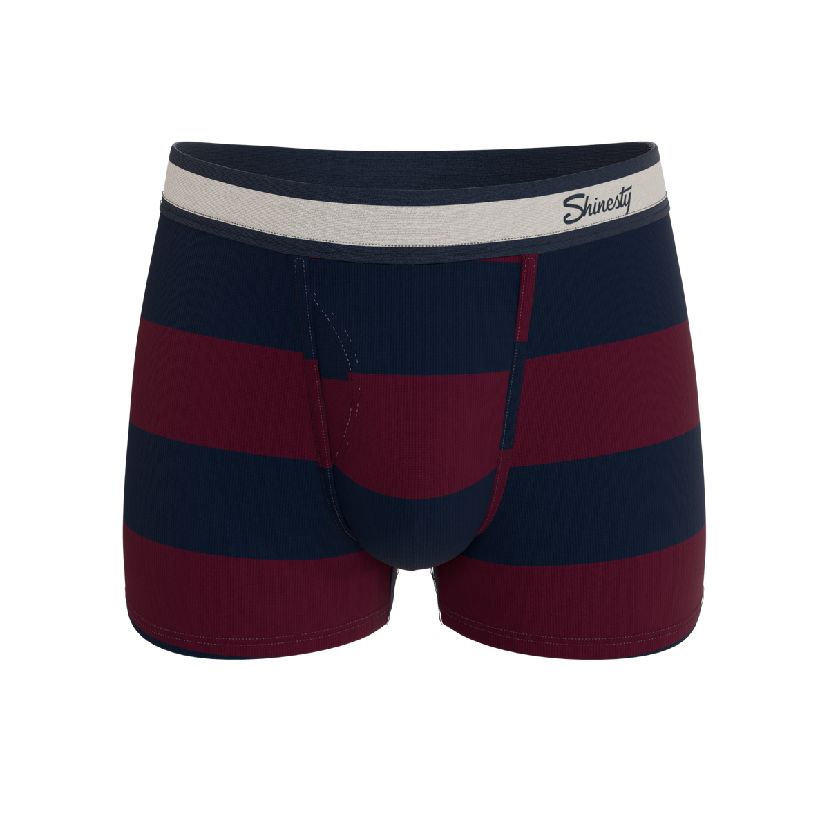 The Pitch | Rugby Stripe Ball Hammock® Pouch Trunks Underwear - Shinesty