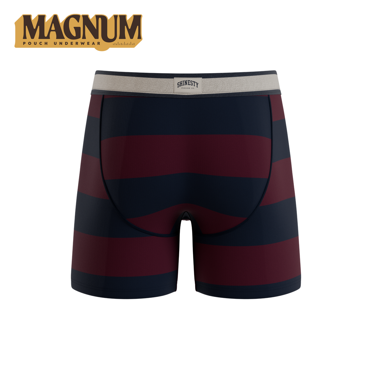 The Pitch | Rugby Stripe Ball Hammock® Magnum Big Pouch Underwear - Shinesty