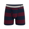 The Pitch | Rugby Stripe Ball Hammock® Magnum Big Pouch Underwear - Shinesty