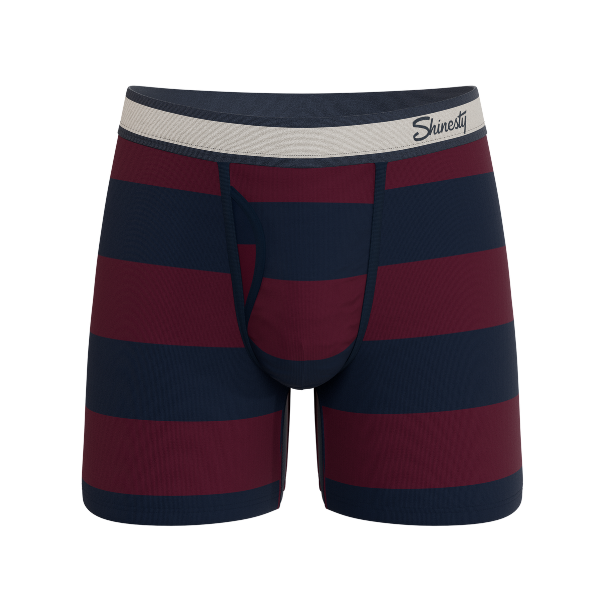 The Pitch | Rugby Stripe Ball Hammock® Magnum Big Pouch Underwear - Shinesty