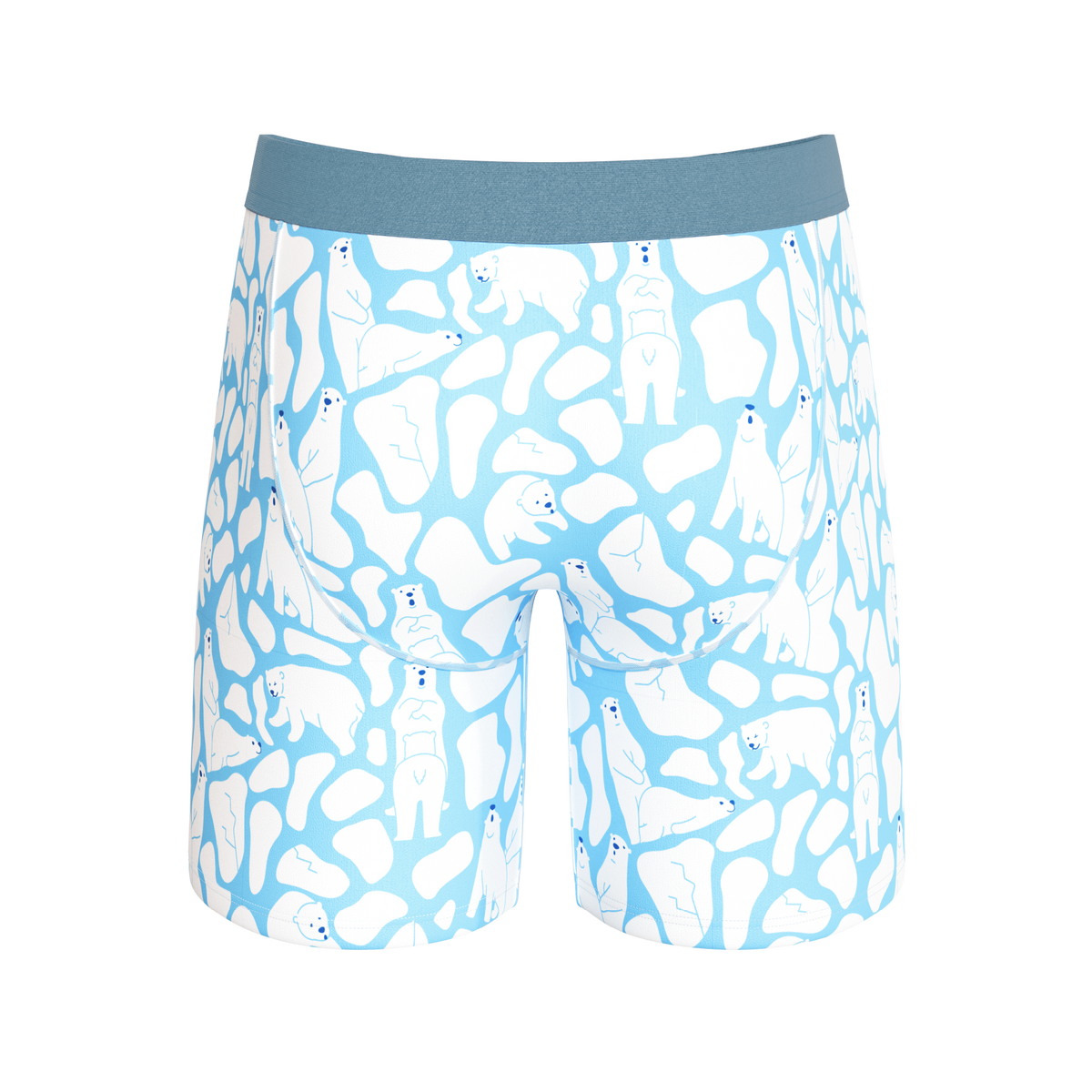 The Polar Polka | Polar Bear Scene Ball Hammock® Boxer - Long Leg - Shinesty