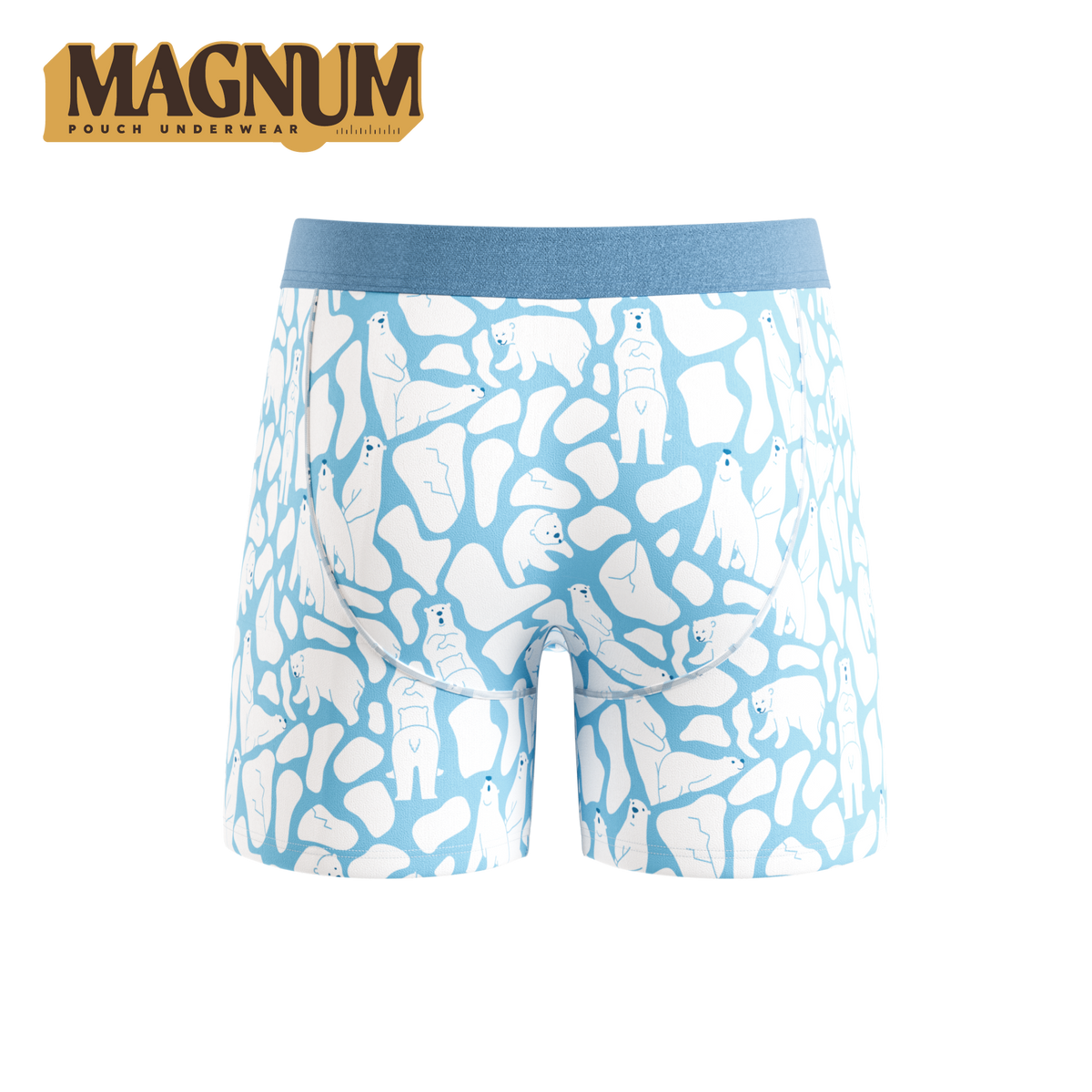 The Polar Polka | Polar Bear Scene Ball Hammock® Magnum Big Pouch Underwear - Shinesty