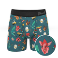 The Pollination Station | Birds and Bees Ball Hammock® Pouch Underwear With Fly - Shinesty