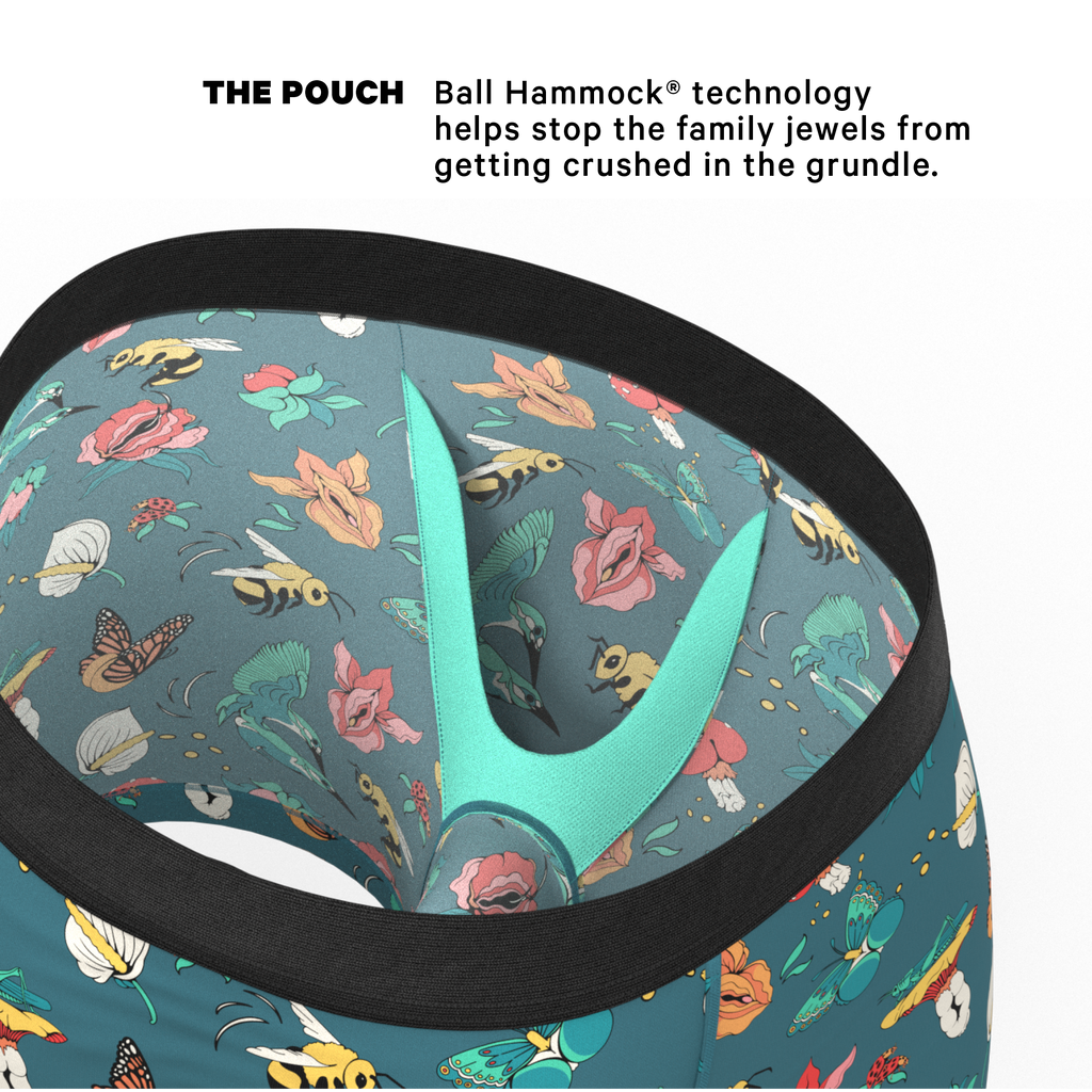The Pollination Station | Birds and Bees Ball Hammock® Pouch Underwear - Shinesty