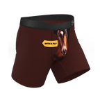 The Pony Express | Horse Ball Hammock® Pouch Underwear With Fly - Shinesty