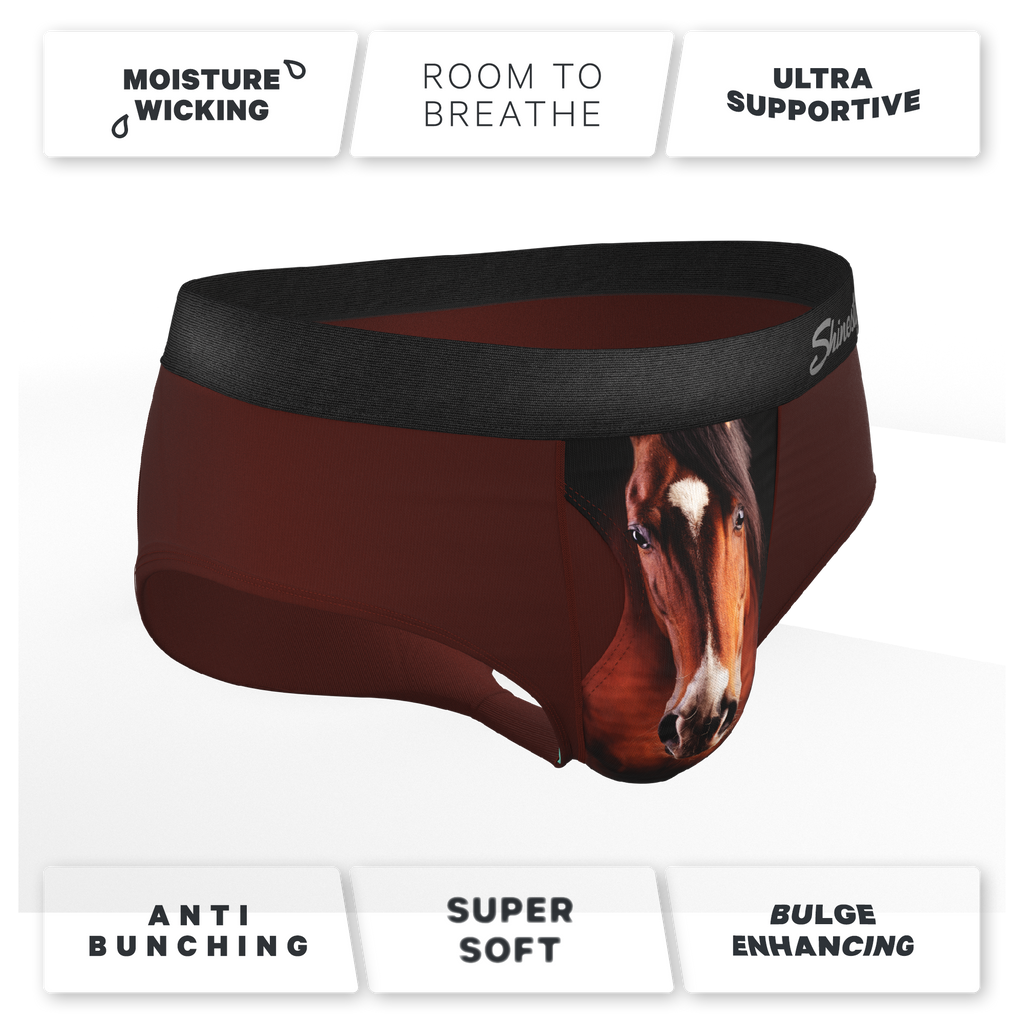 The Pony Express | Horse Ball Hammock® Pouch Underwear Briefs - Shinesty