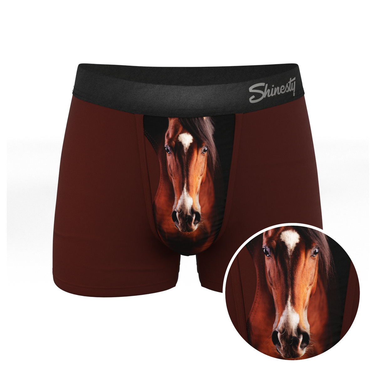 The Pony Express | Horse Ball Hammock® Pouch Trunks Underwear - Shinesty