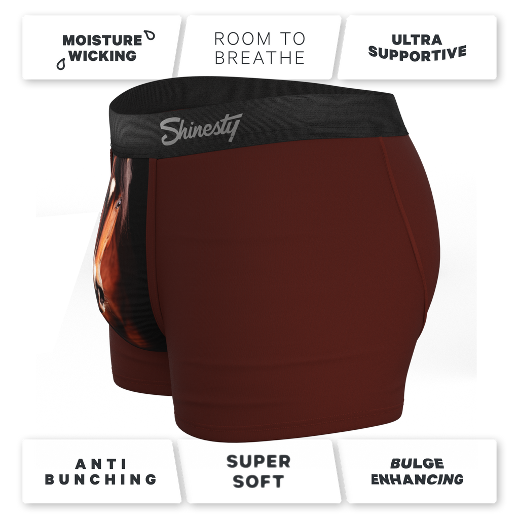 The Pony Express | Horse Ball Hammock® Pouch Trunks Underwear - Shinesty