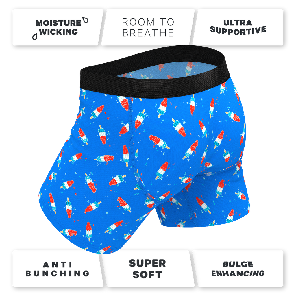 The Popsicle Stick Apex | USA Popsicle Ball Hammock® Pouch Underwear - Shinesty