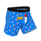 The Popsicle Stick Apex | USA Popsicle Ball Hammock® Pouch Underwear With Fly - Shinesty