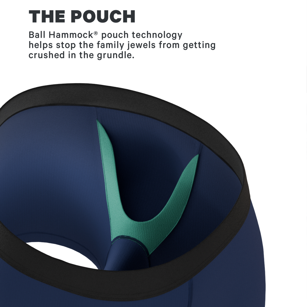 The Big Blue | Navy Fart Proof Ball Hammock® Pouch Underwear - Shinesty