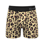 The Primal Passion | Naughty Cheetah Print Ball Hammock® Magnum Big Pouch Underwear - Shinesty