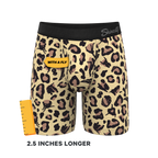 The Primal Passion | Naughty Cheetah Print Ball Hammock® Boxer - Long Leg - Shinesty