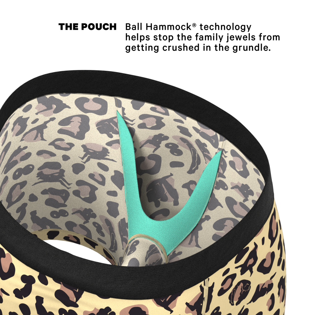 The Primal Passion | Naughty Cheetah Print Ball Hammock® Pouch Underwear - Shinesty